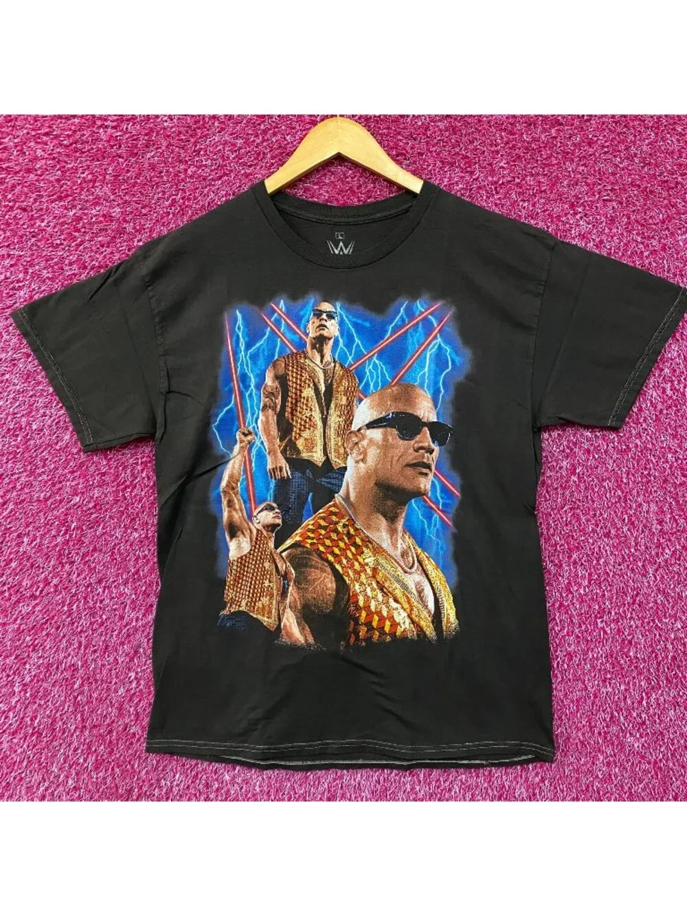 WWE The Rock Final Boss Graphic T-Shirt Large - Picture 1 of 5